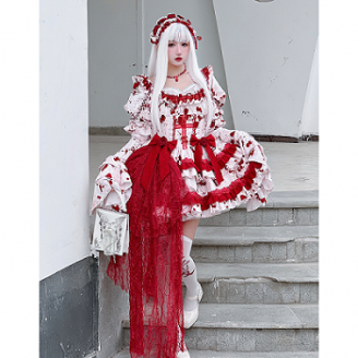 Bloody Love Gothic Lolita Dress OP by Diamond Honey (DH130)